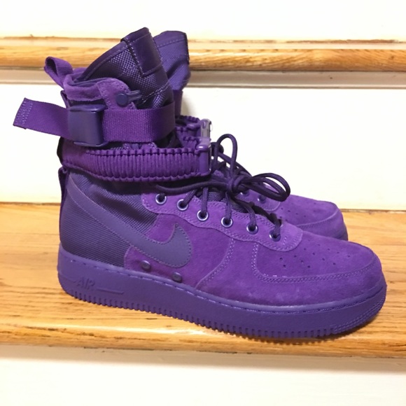 NIKE Men SF Air Force 1 Court Purple NIKE Men SF Air Force 1 Court Purple